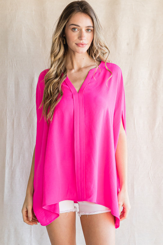 Hot Pink Blouse