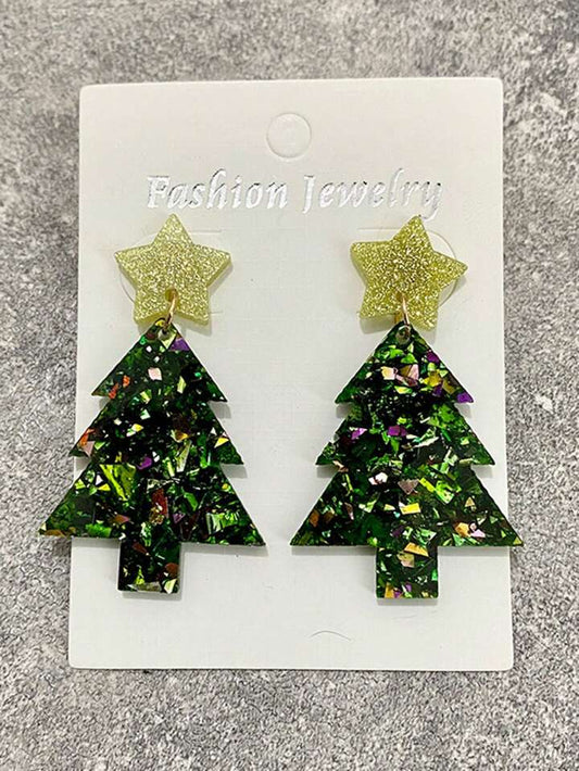 O Christmas Tree Earrings