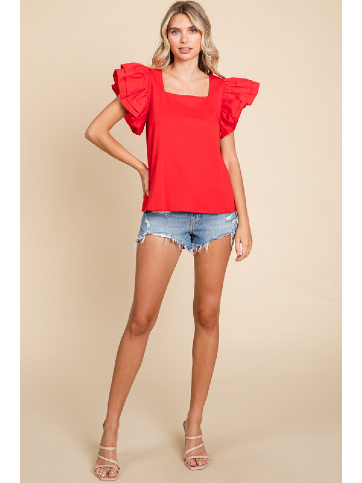 Ruffle Some Feathers Top